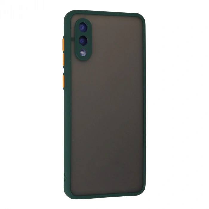 Samsung Galaxy A02 Kılıf Montreal Silikon Kapak - Yeşil