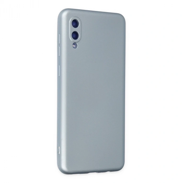 Samsung Galaxy A02 Kılıf Nano İçi Kadife Silikon - Sky Blue