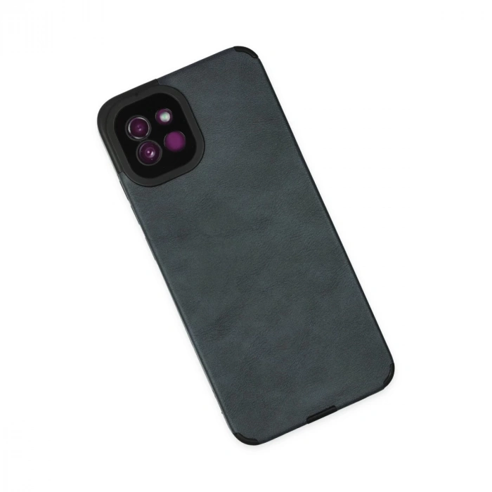 Samsung Galaxy A03 Kılıf Loop Deri Silikon - Lacivert