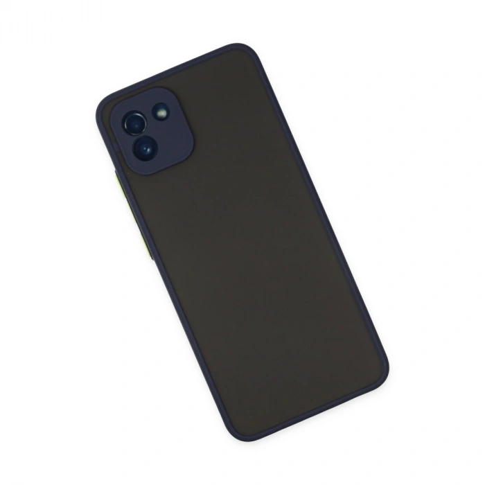 Samsung Galaxy A03 Kılıf Montreal Silikon Kapak - Lacivert