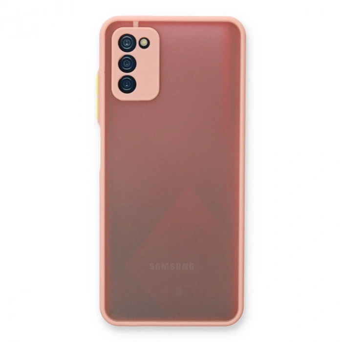 Samsung Galaxy A03s Kılıf Montreal Silikon Kapak - Pembe