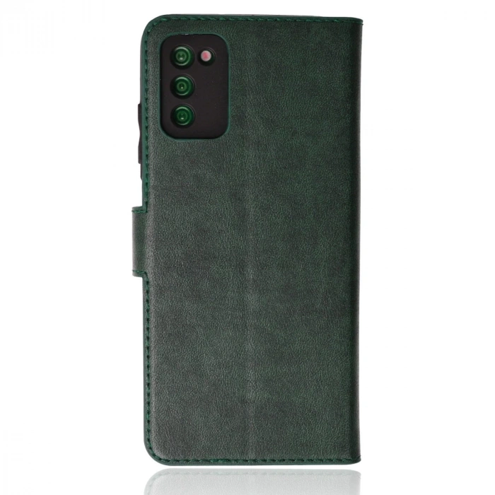 Samsung Galaxy A03s Kılıf Trend S Plus Kapaklı Kılıf - Yeşil