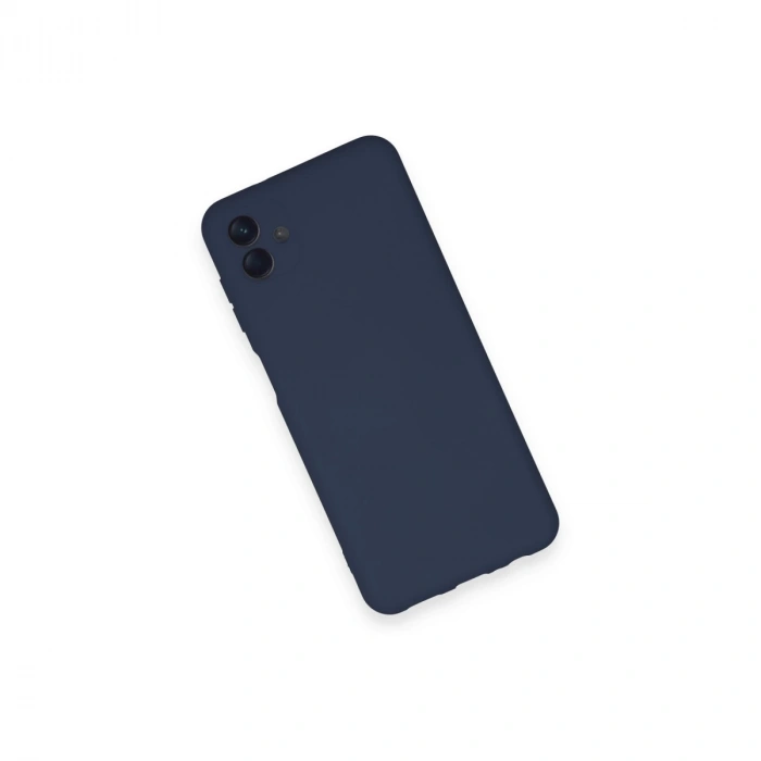 Samsung Galaxy A04 Kılıf Nano İçi Kadife Silikon - Lacivert