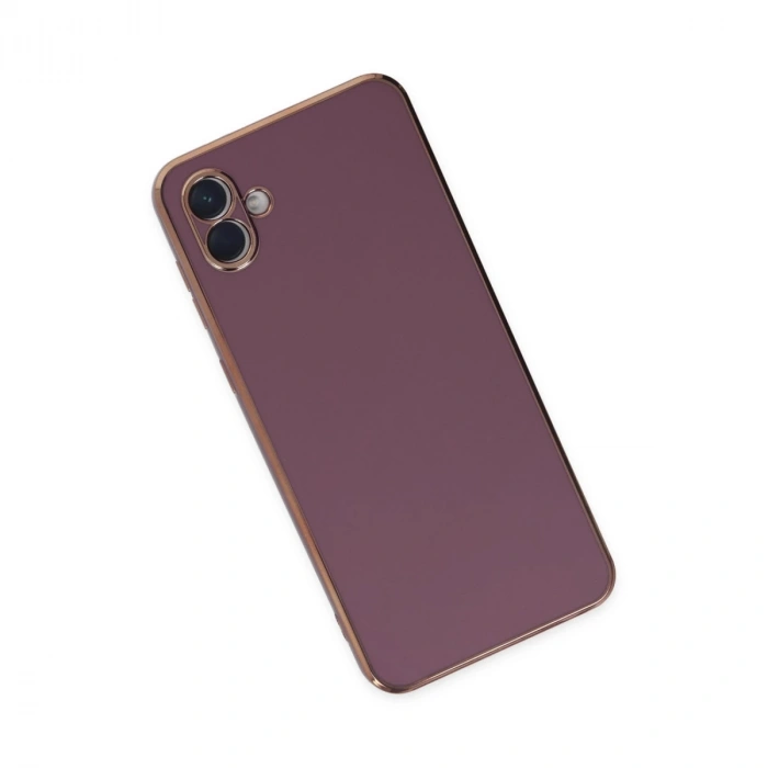 Samsung Galaxy A04 Kılıf Volet Silikon - Mor