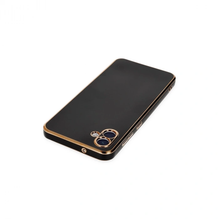 Samsung Galaxy A04 Kılıf Volet Silikon - Siyah