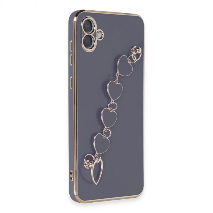 Samsung Galaxy A04e Kılıf Esila Silikon - Gri