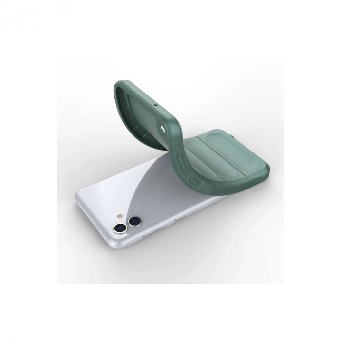 Samsung Galaxy A04e Kılıf Optimum Silikon - Koyu Yeşil