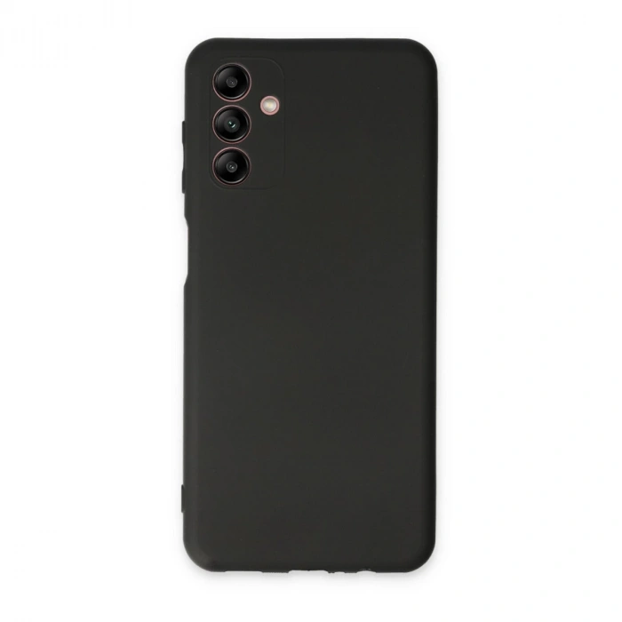 Samsung Galaxy A04s Kılıf First Silikon - Siyah