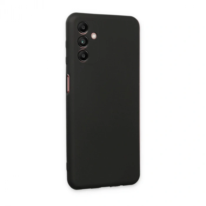 Samsung Galaxy A04s Kılıf First Silikon - Siyah