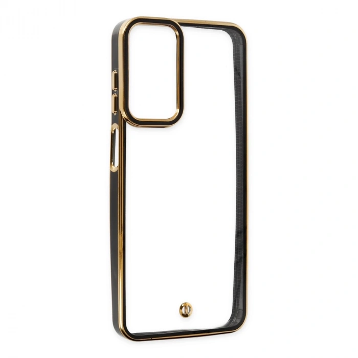 Samsung Galaxy A04s Kılıf Liva Lens Silikon - Siyah