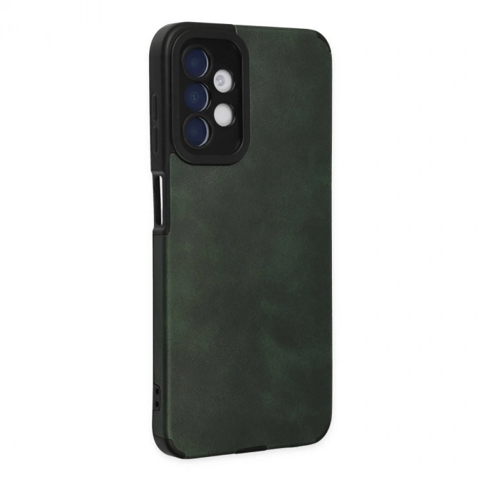 Samsung Galaxy A04s Kılıf Loop Deri Silikon - Yeşil