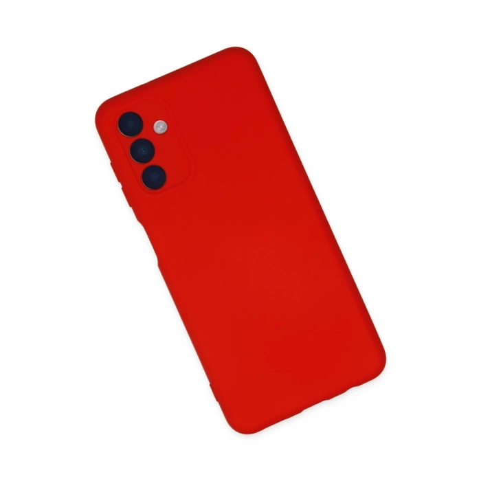 Samsung Galaxy A04s Kılıf Nano İçi Kadife Silikon - Kırmızı