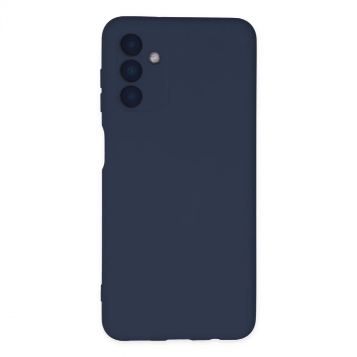 Samsung Galaxy A04s Kılıf Nano İçi Kadife Silikon - Lacivert