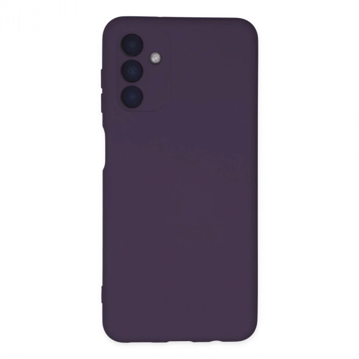 Samsung Galaxy A04s Kılıf Nano İçi Kadife Silikon - Mor