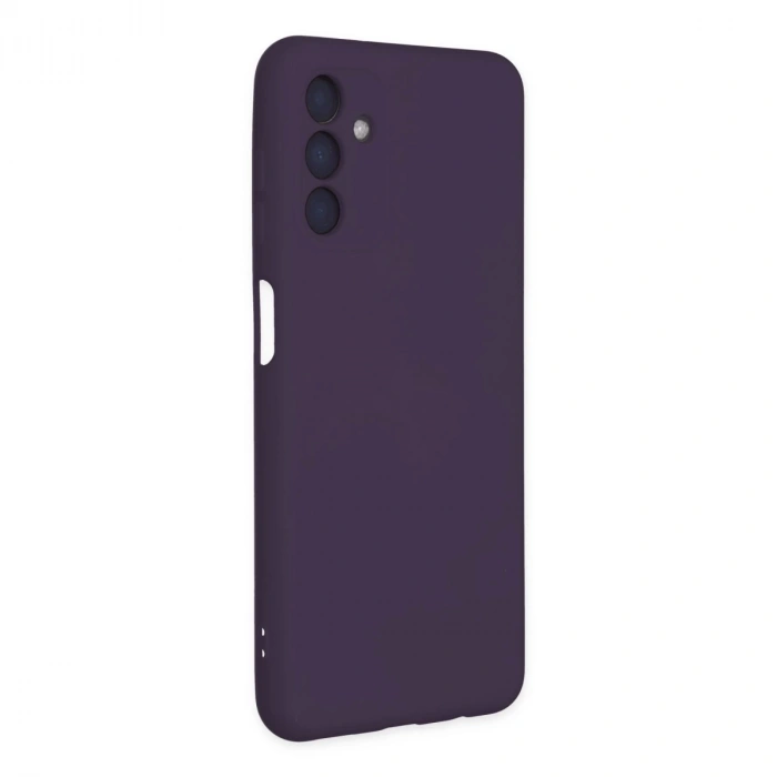Samsung Galaxy A04s Kılıf Nano İçi Kadife Silikon - Mor