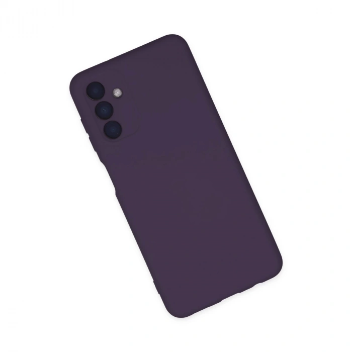 Samsung Galaxy A04s Kılıf Nano İçi Kadife Silikon - Mor