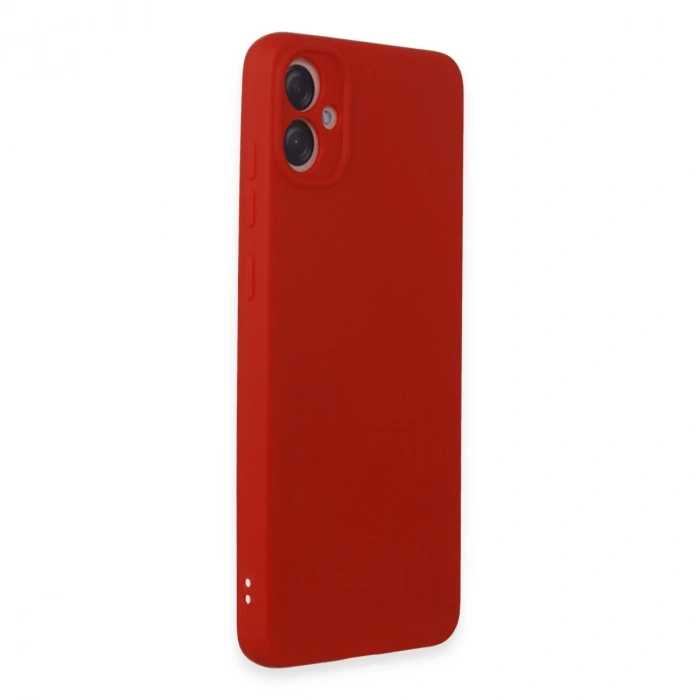 Samsung Galaxy A05 Kılıf First Silikon - Kırmızı
