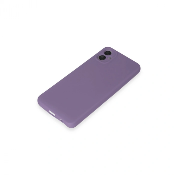 Samsung Galaxy A05 Kılıf First Silikon - Lila