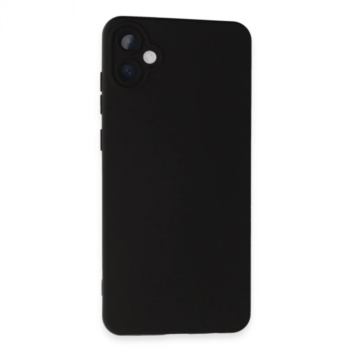 Samsung Galaxy A05 Kılıf Nano İçi Kadife Silikon - Siyah