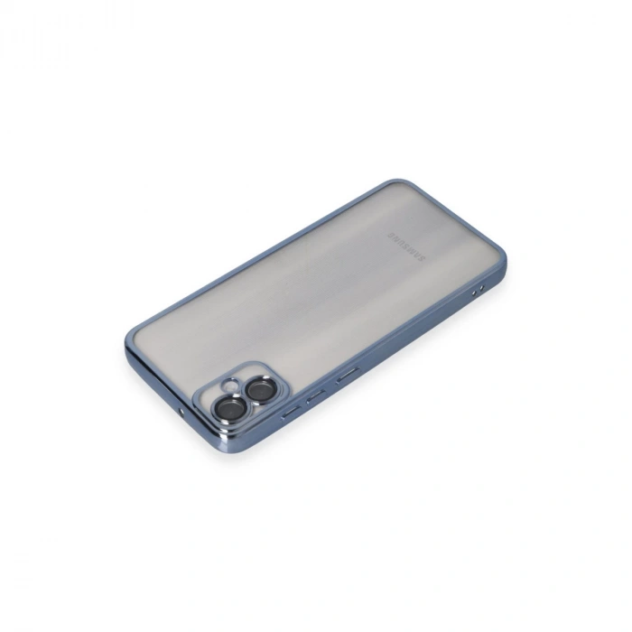 Samsung Galaxy A05 Kılıf Razer Lensli Silikon - Lacivert