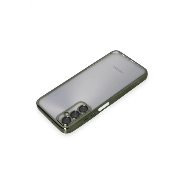 Samsung Galaxy A05s Kılıf Razer Lensli Silikon - Yeşil