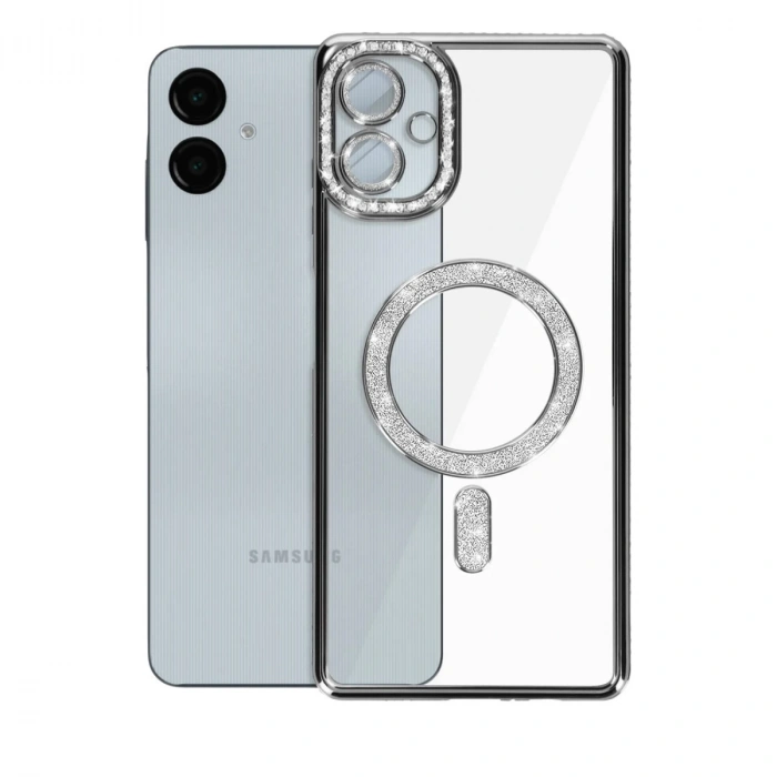 Samsung Galaxy A06 Joke Simli Magneticsafe Kılıf - Siyah