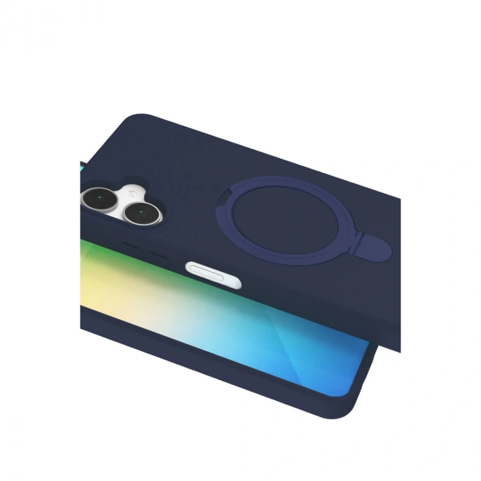 Samsung Galaxy A06 Regal Magsafe Standlı Kapak - Lacivert