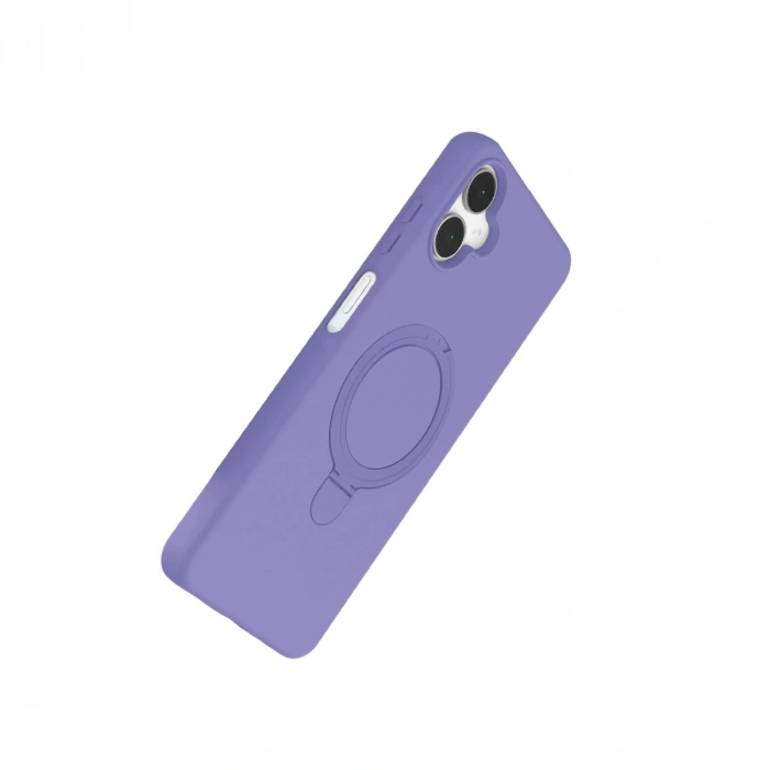 Samsung Galaxy A06 Regal Magsafe Standlı Kapak - Lila