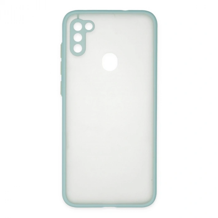 Samsung Galaxy A11 Kılıf Montreal Silikon Kapak - Turkuaz