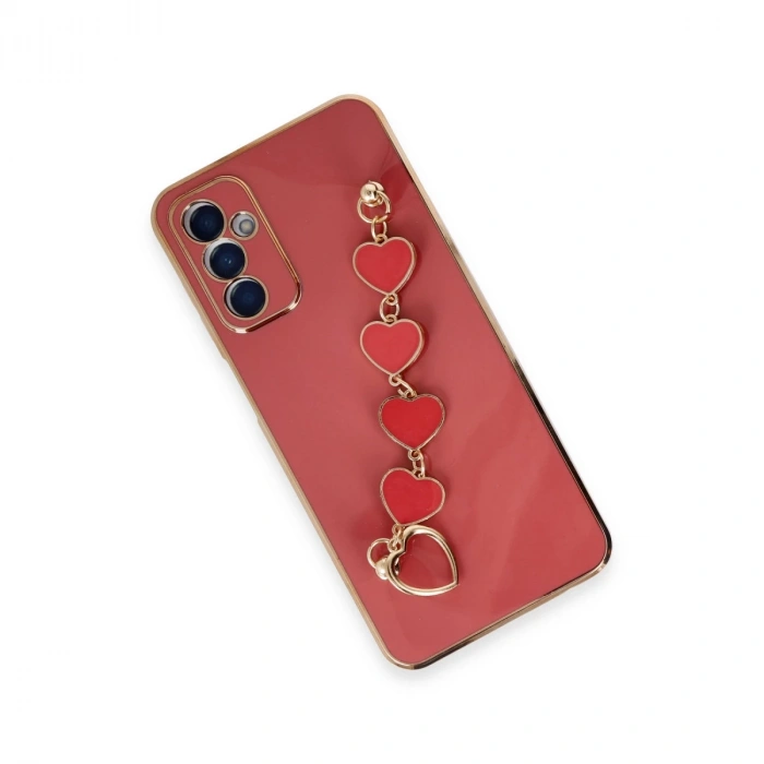 Samsung Galaxy A14 4g Kılıf Esila Silikon - Kırmızı