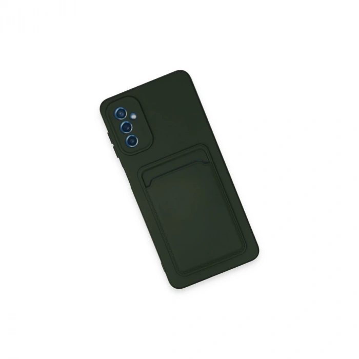 Samsung Galaxy A14 4g Kılıf Kelvin Kartvizitli Silikon - Koyu Yeşil