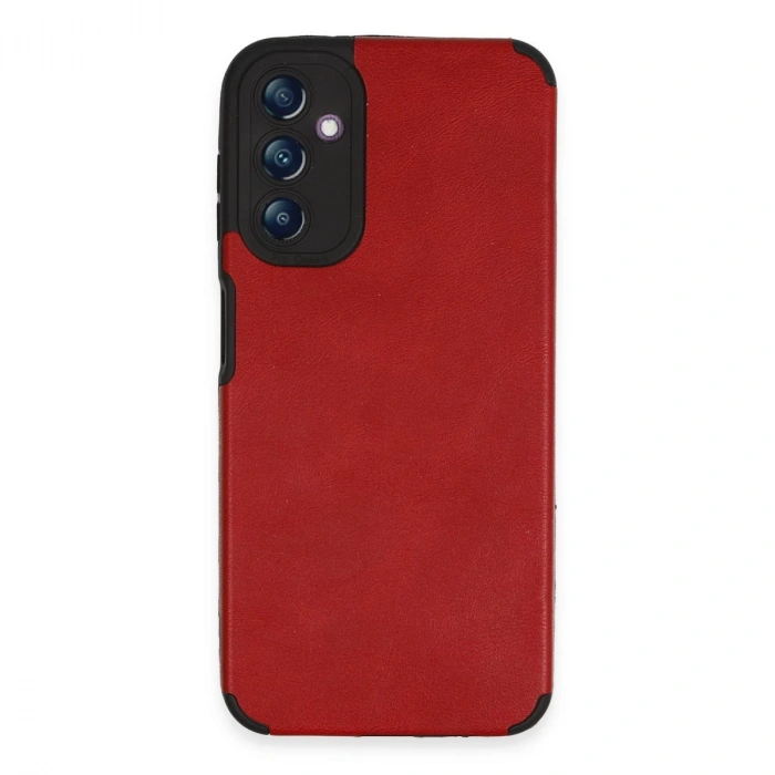 Samsung Galaxy A14 4g Kılıf Loop Deri Silikon - Kırmızı