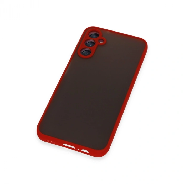 Samsung Galaxy A14 4g Kılıf Montreal Silikon Kapak - Kırmızı