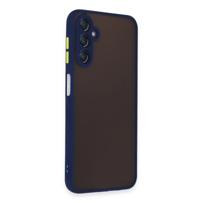 Samsung Galaxy A14 4g Kılıf Montreal Silikon Kapak - Lacivert