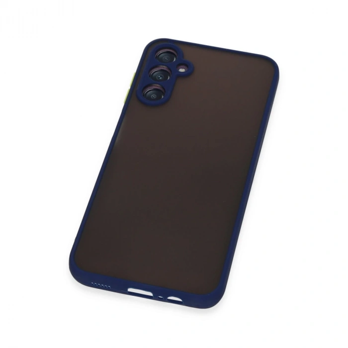 Samsung Galaxy A14 4g Kılıf Montreal Silikon Kapak - Lacivert