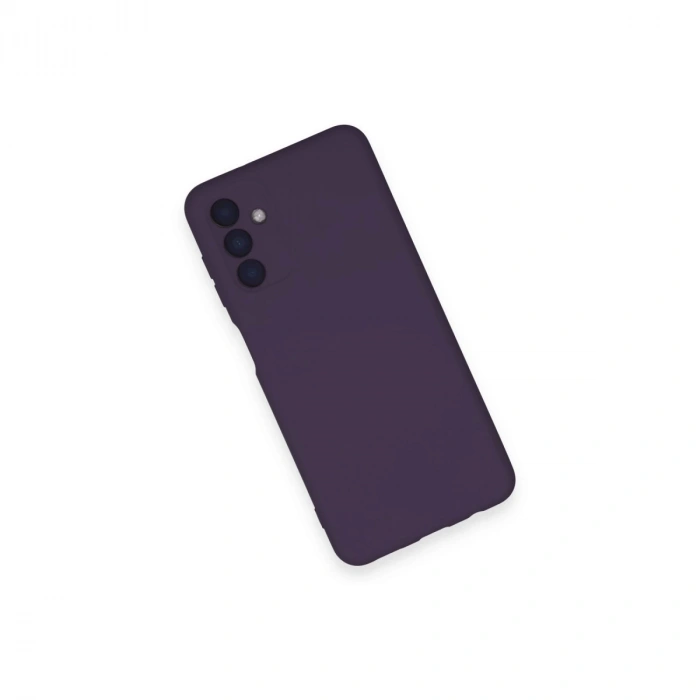 Samsung Galaxy A14 4g Kılıf Nano İçi Kadife Silikon - Mor
