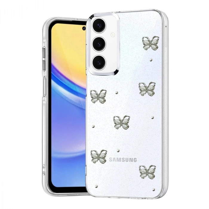 Samsung Galaxy A15 4g Fiyonk Desenli Kapak - Desen 9