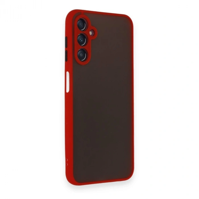 Samsung Galaxy A15 4g Kılıf Montreal Silikon Kapak - Kırmızı