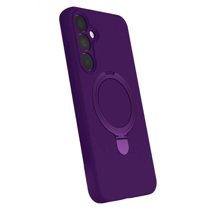 Samsung Galaxy A16 5g Regal Magsafe Standlı Kapak - Derin Mor