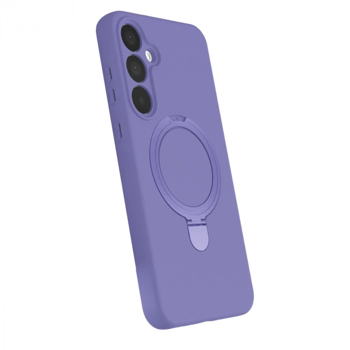 Samsung Galaxy A16 5g Regal Magsafe Standlı Kapak - Lila