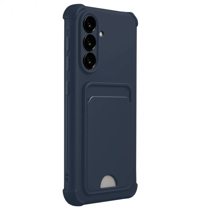 Samsung Galaxy A17 5g Kelvin Kartvizitli Silikon - Lacivert