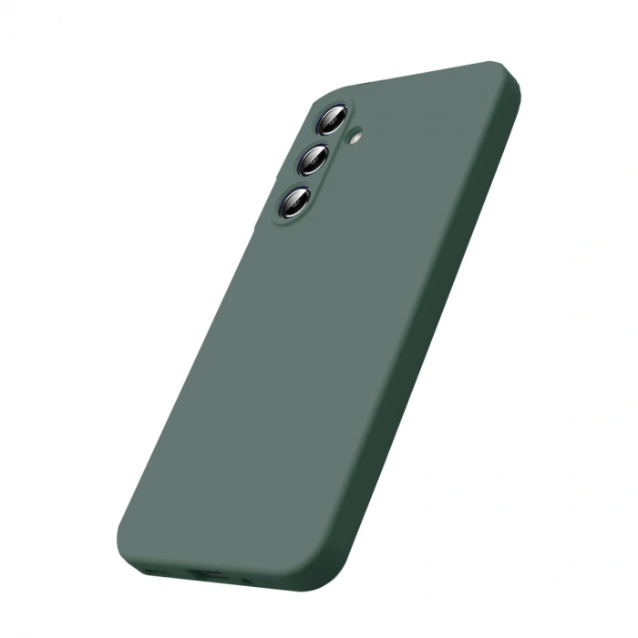 Samsung Galaxy A17 5g Nano İçi Kadife Silikon - Koyu Yeşil