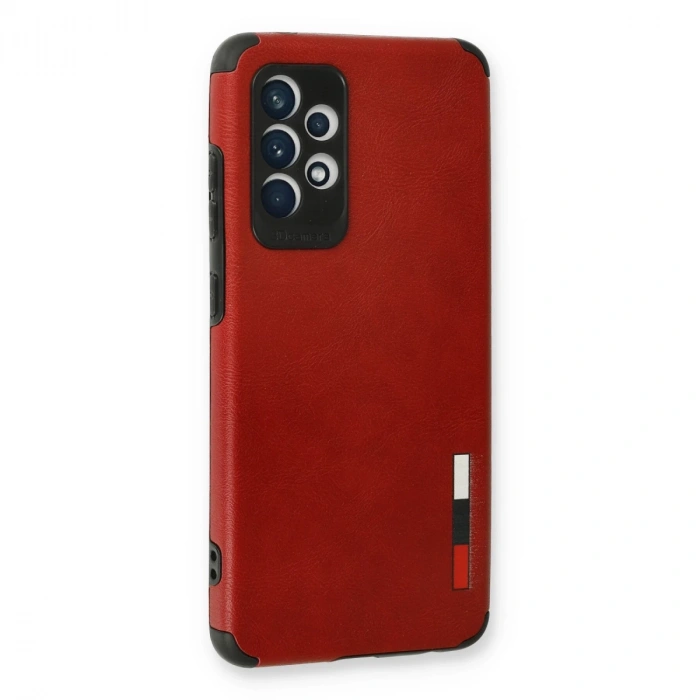 Samsung Galaxy A23 4g Kılıf Loop Deri Silikon - Kırmızı