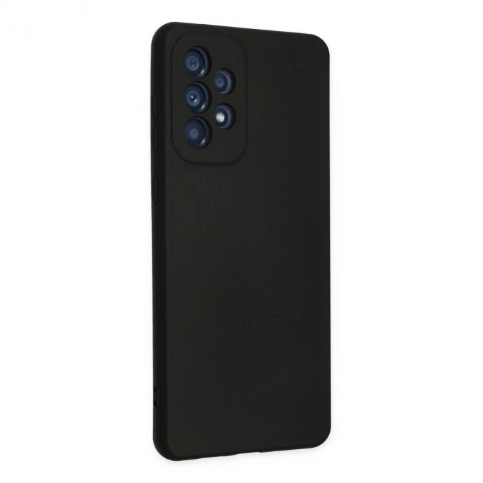 Samsung Galaxy A23 4g Kılıf Nano İçi Kadife Silikon - Siyah