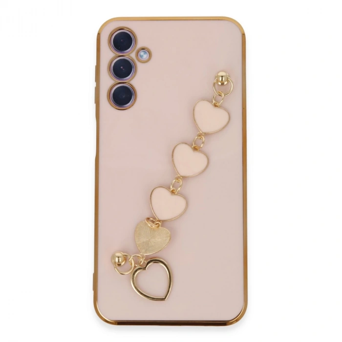 Samsung Galaxy A24 4g Kılıf Esila Silikon - Pudra