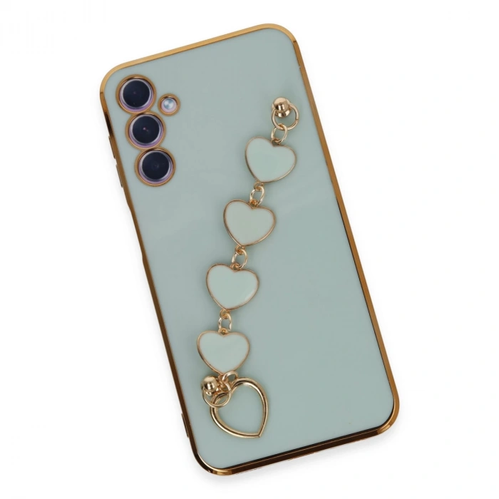 Samsung Galaxy A24 4g Kılıf Esila Silikon - Su Yeşili