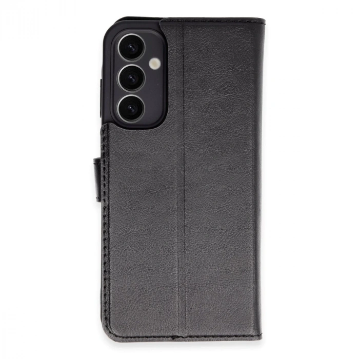 Samsung Galaxy A25 5g Kılıf Trend S Plus Kapaklı Kılıf - Siyah