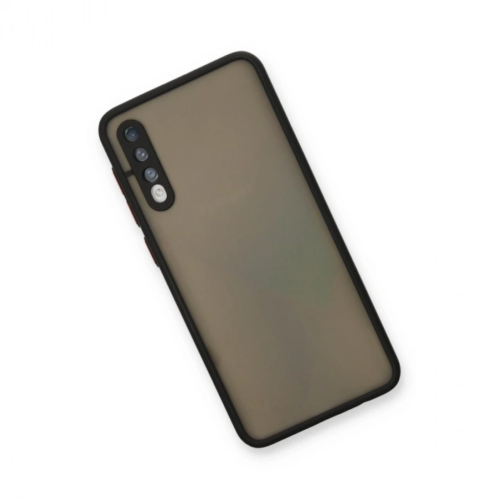 Samsung Galaxy A30s Kılıf Montreal Silikon Kapak - Siyah
