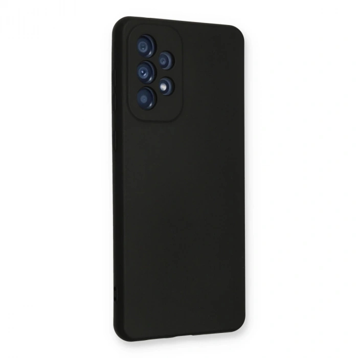 Samsung Galaxy A33 5g Kılıf Nano İçi Kadife Silikon - Siyah