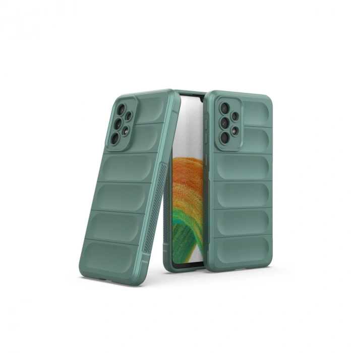 Samsung Galaxy A33 5g Kılıf Optimum Silikon - Koyu Yeşil